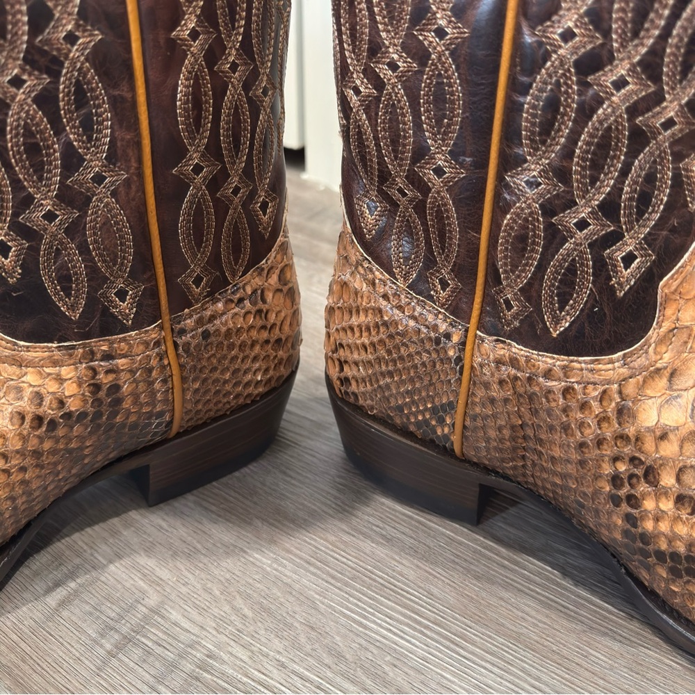 Cody James Exotic Python Round Toe Western Cowboy… - image 6